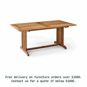 Redcliffe Rectangular Dining Table 1.65m x 1m Acacia Wood
